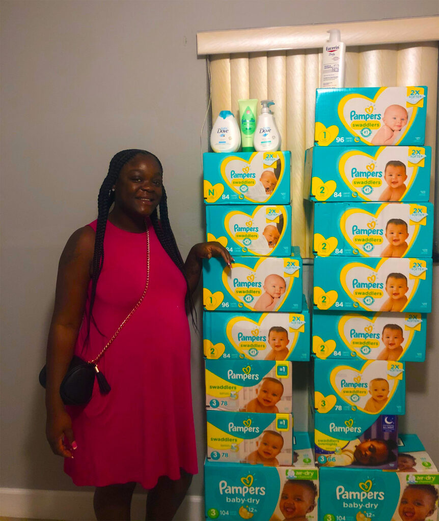 homes united the homeless projects mom receiving gifts from shopping care