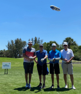 HomesUnited Ministries Annual Golf Classic Action the blimp donors following donors
