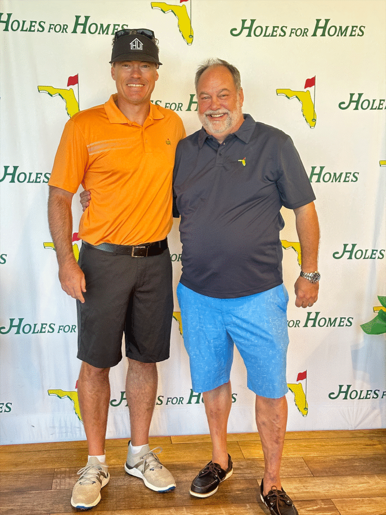 HomesUnited Ministries Trey Miller and Duane Muellor Holes for Homes Annual Event
